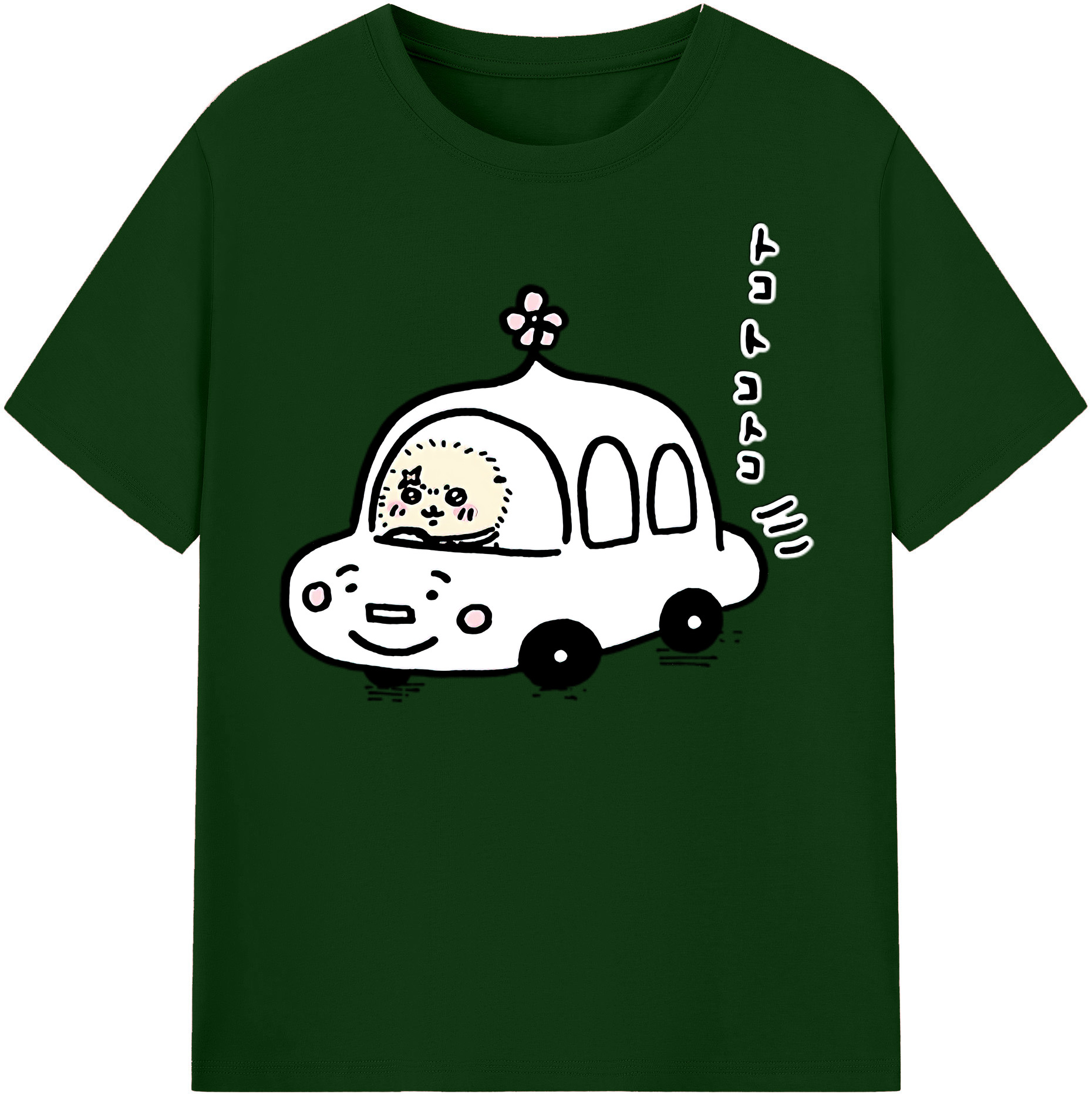 （画像用） ちいかわ ラッコ Chii-kawa Sea otter 綿100％半袖Tシャツ（フロントプリント）